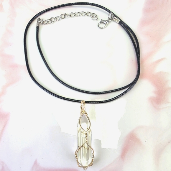 Natural Stone Pendant Necklace - Picture 1 of 1